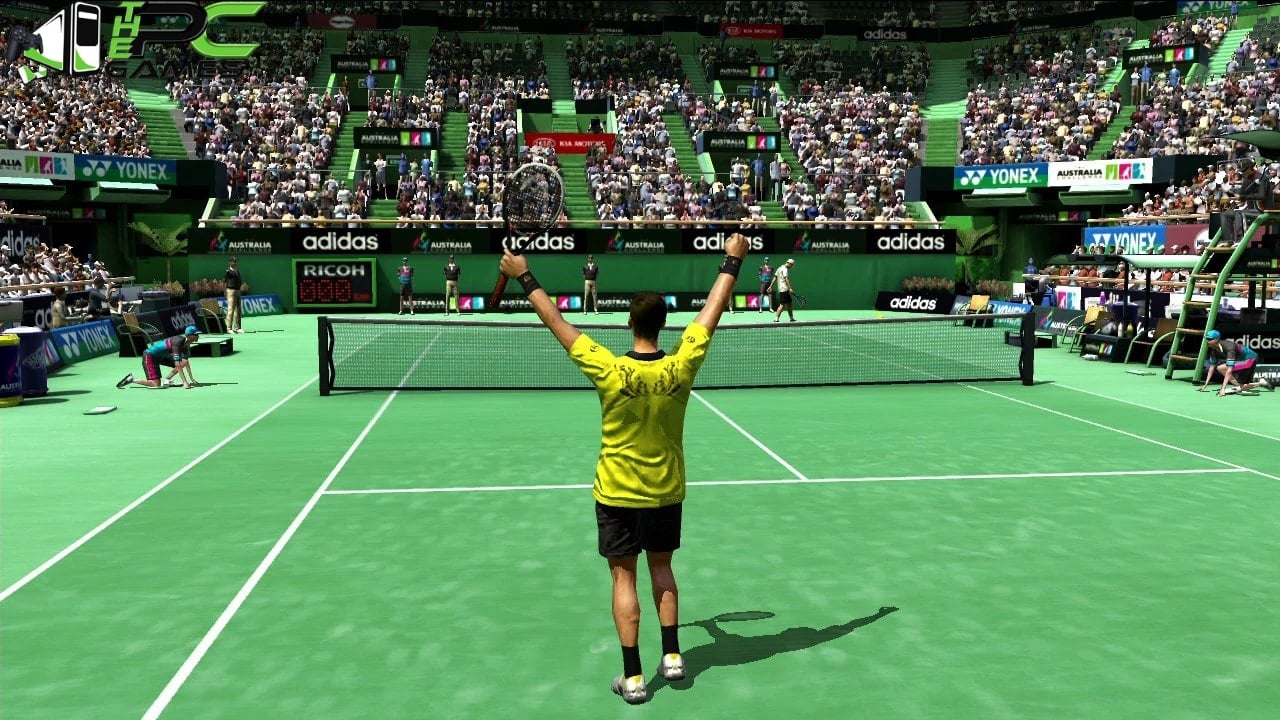 virtual tennis game